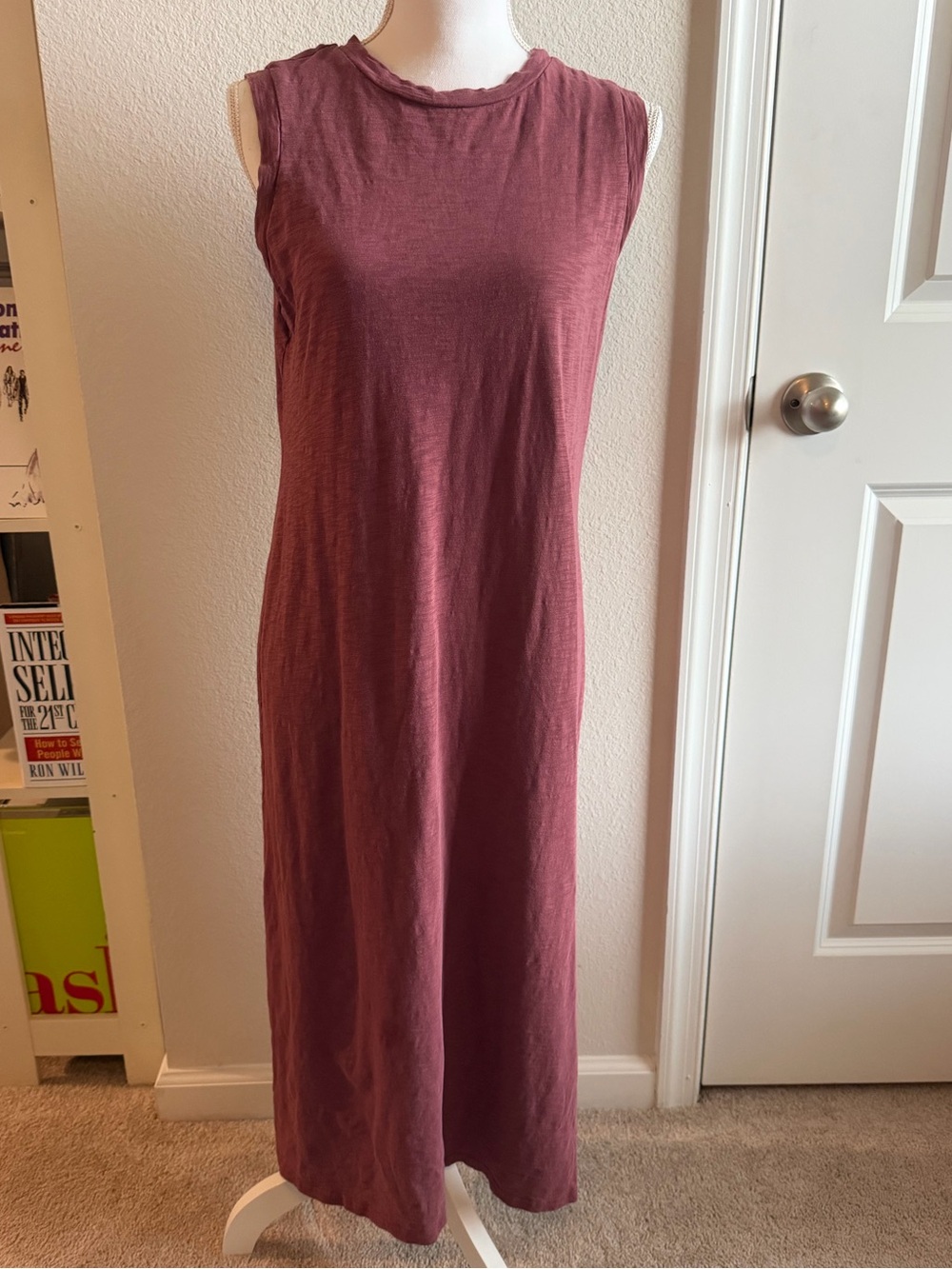 Universal Threads Sleeveless Maxi Dress in Dusty Rose